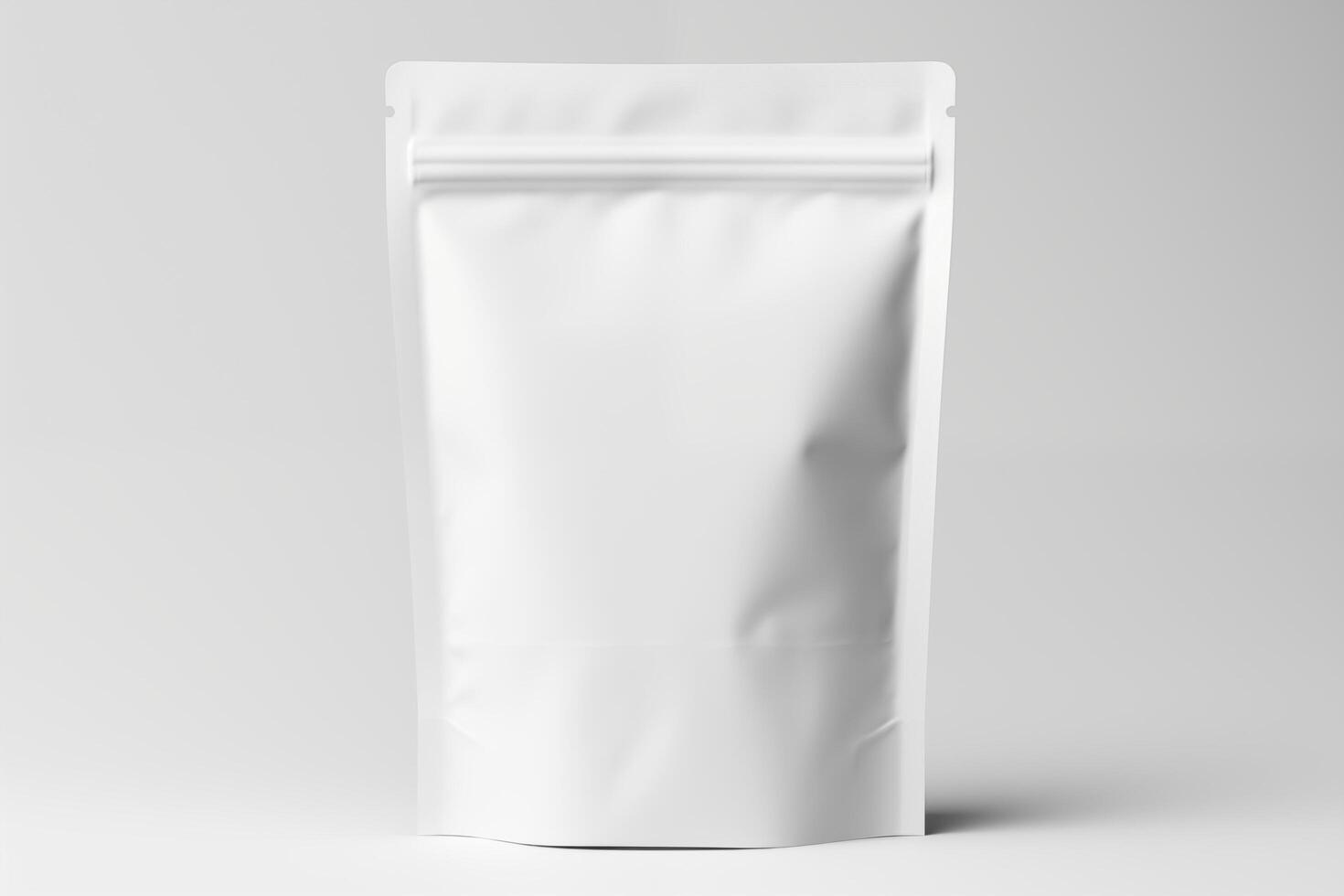 A white bag with a zipper photo