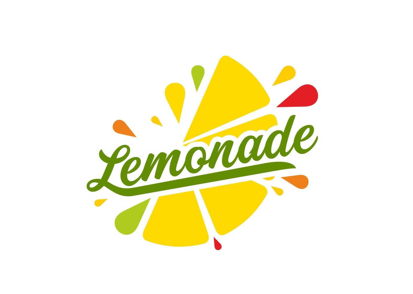 limonada bebida icono, limón Fruta jugo emblema vector