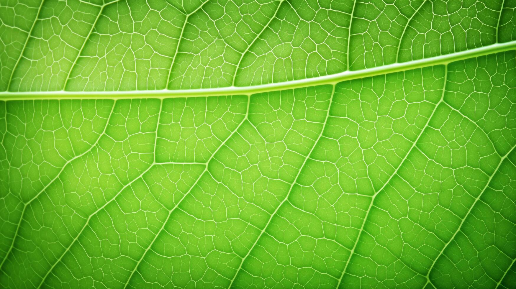 a close up of a green leaf photo