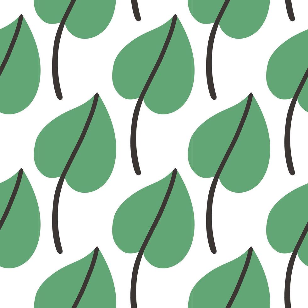 Tropical leaves pattern, jungle leaves seamless floral pattern. Ideal for textile. Summer background in pastel colors. vector