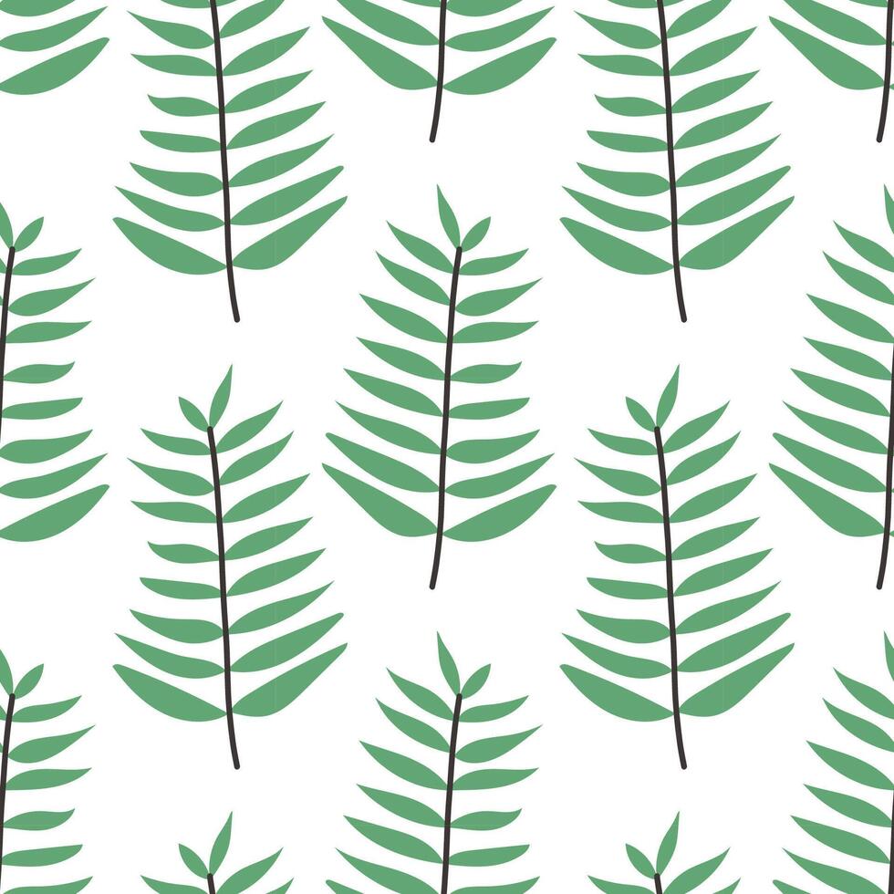 Tropical leaves pattern, jungle leaves seamless floral pattern. Ideal for textile. Summer background in pastel colors. vector