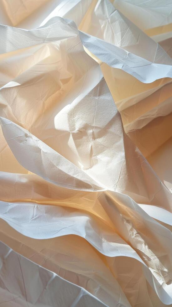Textured Crumpled Paper Abstract photo
