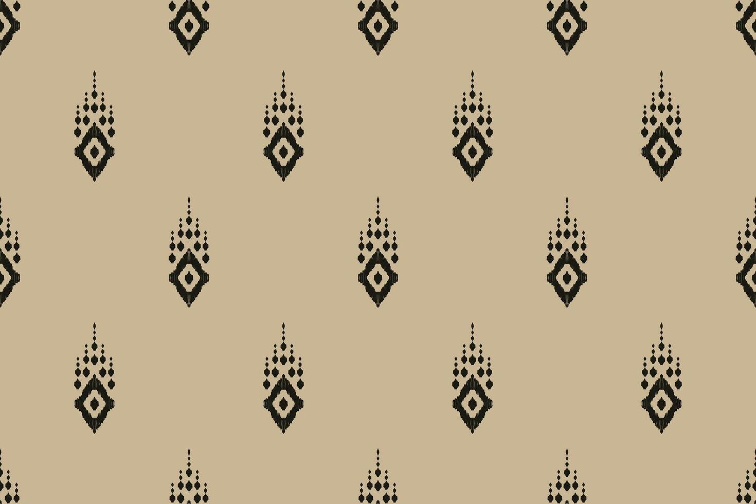 Ikat tribal Indian seamless pattern. Ethnic Aztec fabric carpet mandala ornament native boho chevron textile.Geometric African American oriental traditional illustrations. Embroidery style vector