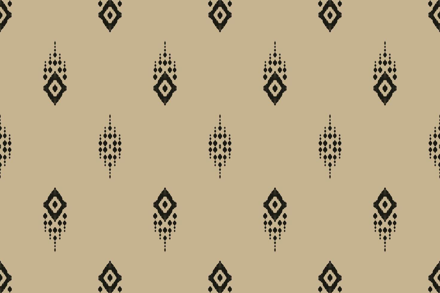 ikat tribal indio sin costura modelo. étnico azteca tela alfombra mandala ornamento nativo boho cheurón textil.geometrico africano americano oriental tradicional ilustraciones. bordado estilo vector