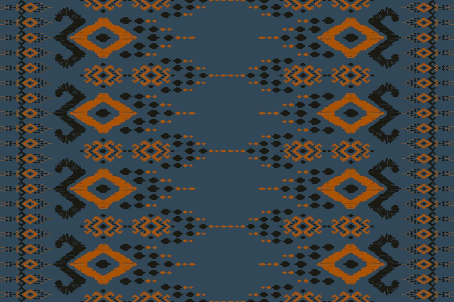 ikat tribal indio sin costura modelo. étnico azteca tela alfombra mandala ornamento nativo boho cheurón textil.geometrico africano americano oriental tradicional ilustraciones. bordado estilo vector