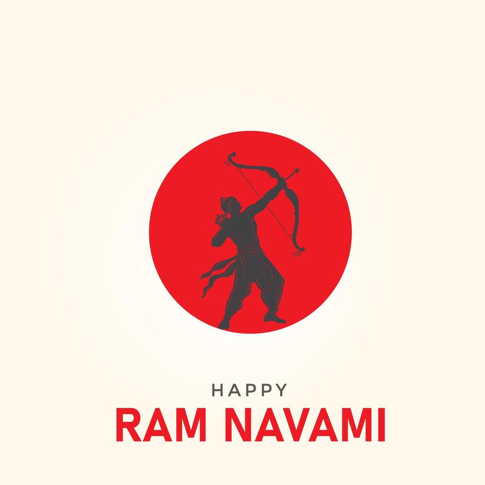 Shree Ram Navami. creative Ram Navami ads, Happy Ram Navami Day creative design, 3D illustration vector