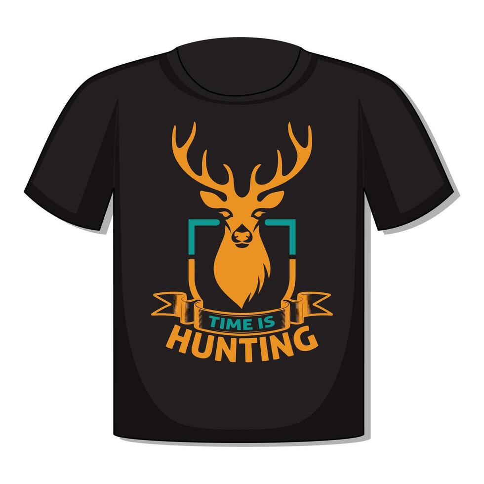 Hunting T-Shirt design. vector