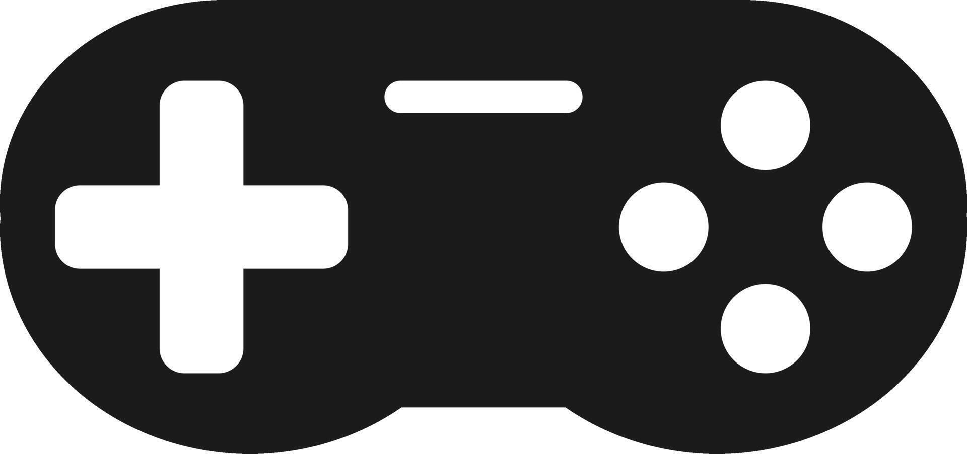 Game control. Black and white game control. vector