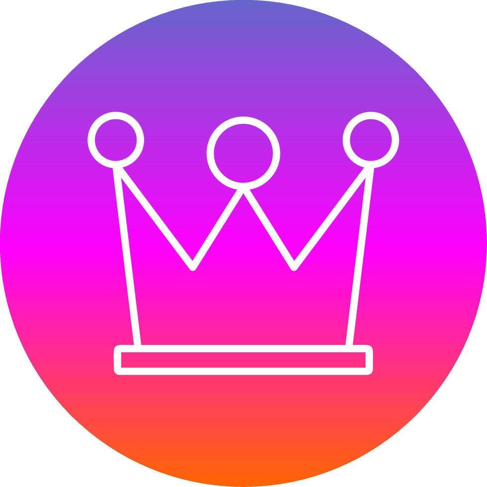 High Quality Content Line Gradient Circle Icon vector