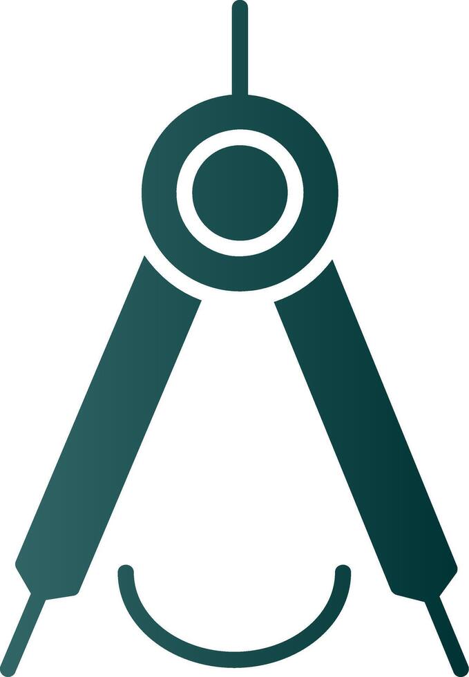 Precision Glyph Gradient Icon vector