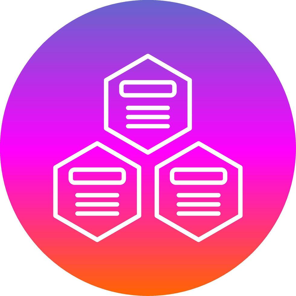 Infographic Elements Line Gradient Circle Icon vector