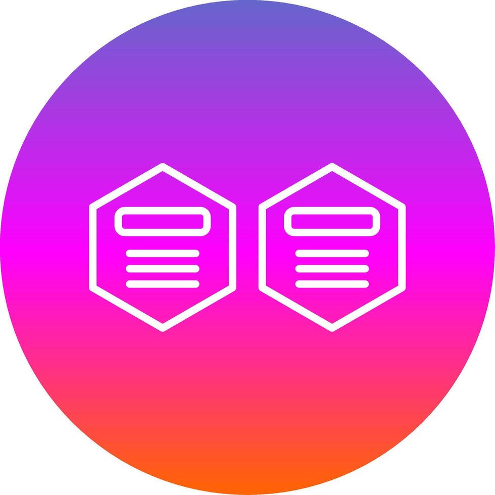 Infographic Elements Line Gradient Circle Icon vector