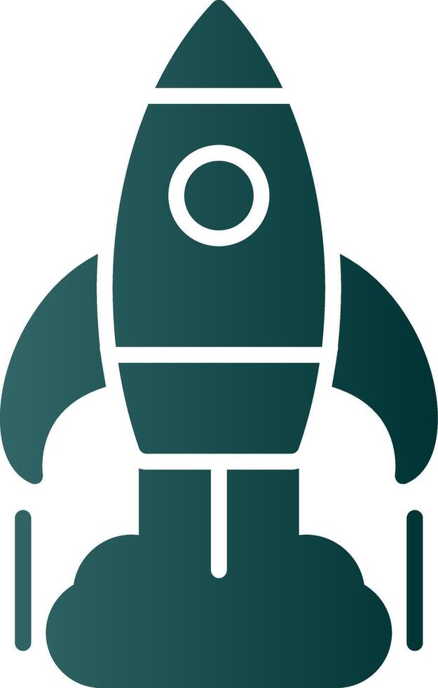 Business Startup Glyph Gradient Icon vector