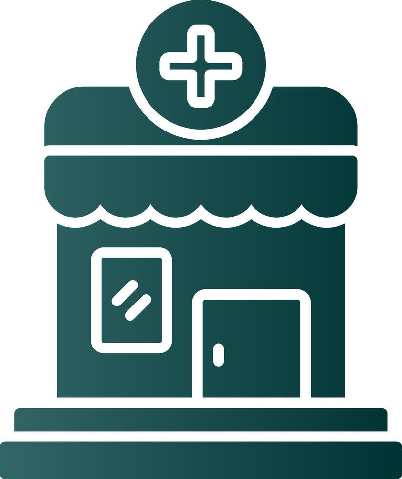 Pharmacy Glyph Gradient Icon vector