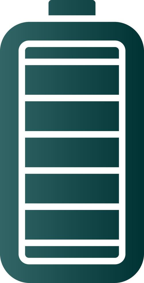 Battery Glyph Gradient Icon vector