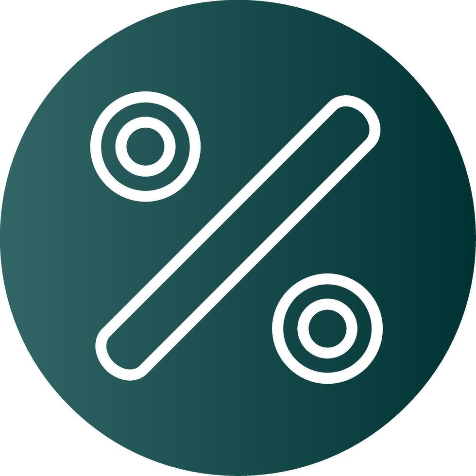 Divide Glyph Gradient Icon vector