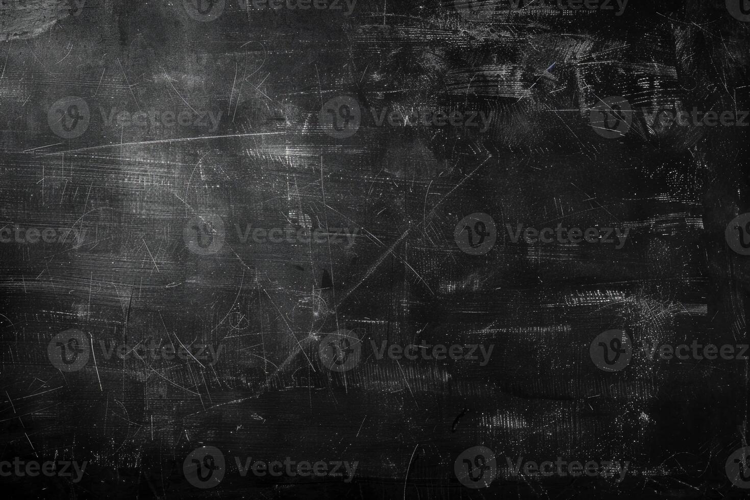 Dark grunge blackboard texture on concrete background. photo