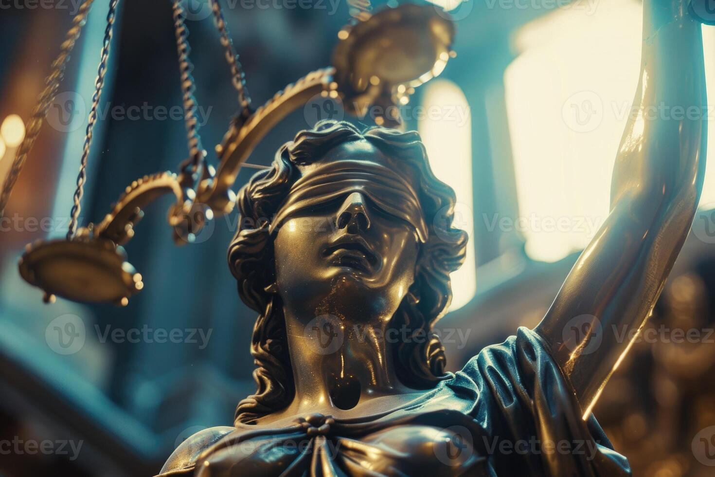 Antique Statue of Justice Collection photo