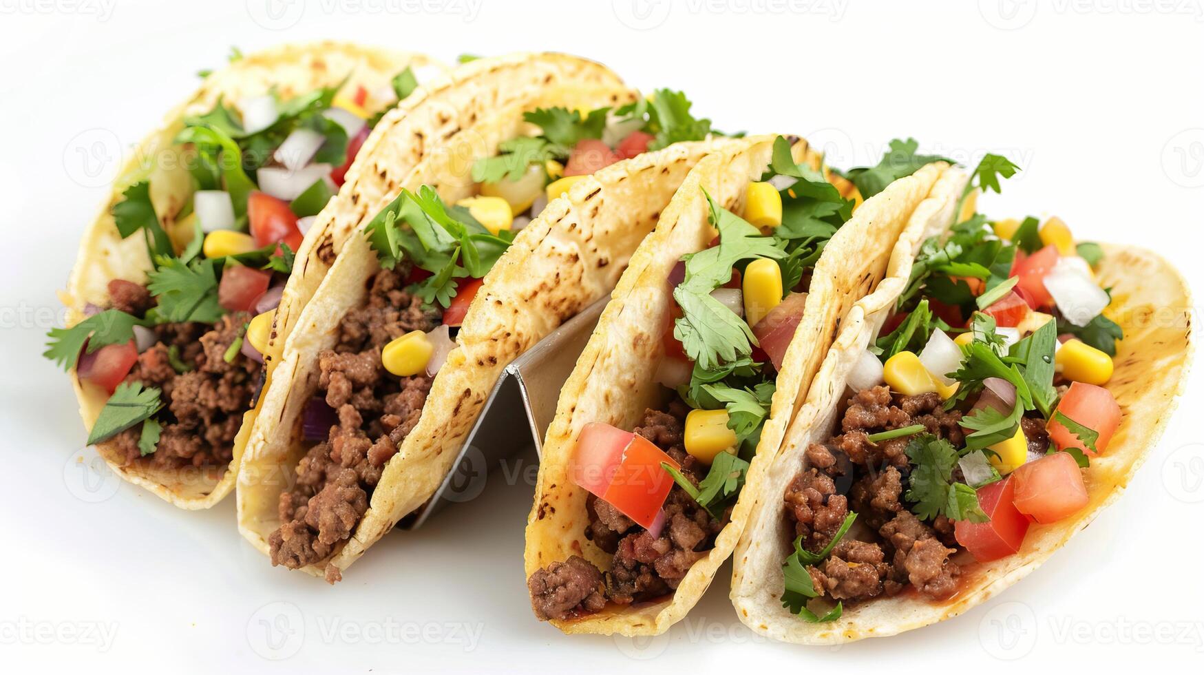 Mexican food Taco isolated on a white background Mexican food Taco isolated on a white background photo