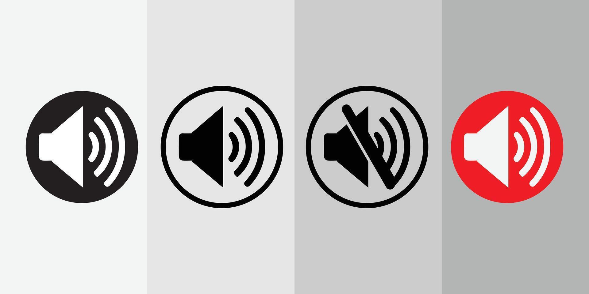 speaker icon smbol vector