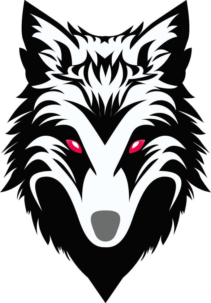 Wolf Esports Logo Elevate Your Gaming Experience with our Logo Design vector