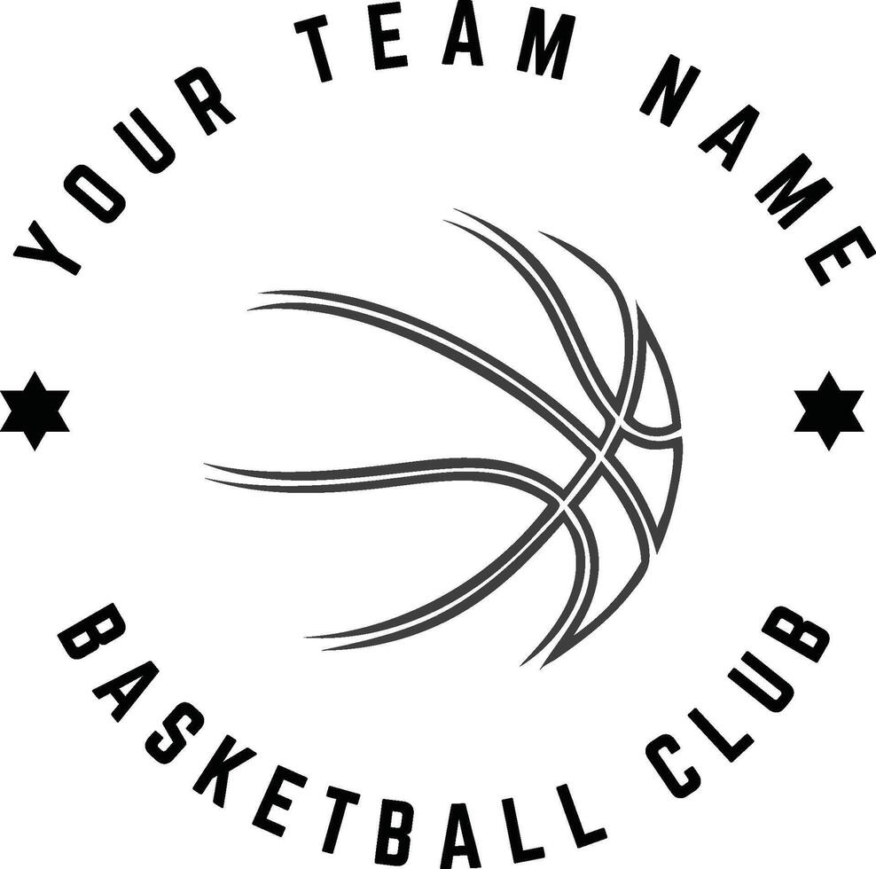 Basket Ball Club Logo vector