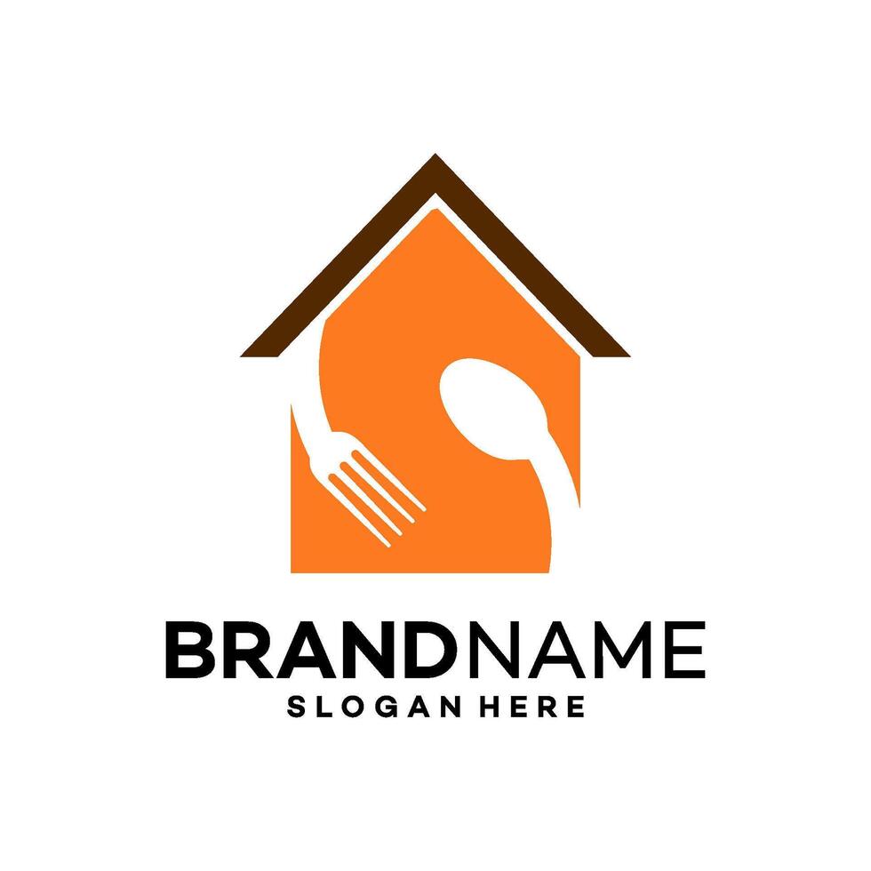 food logo design template illustration vector