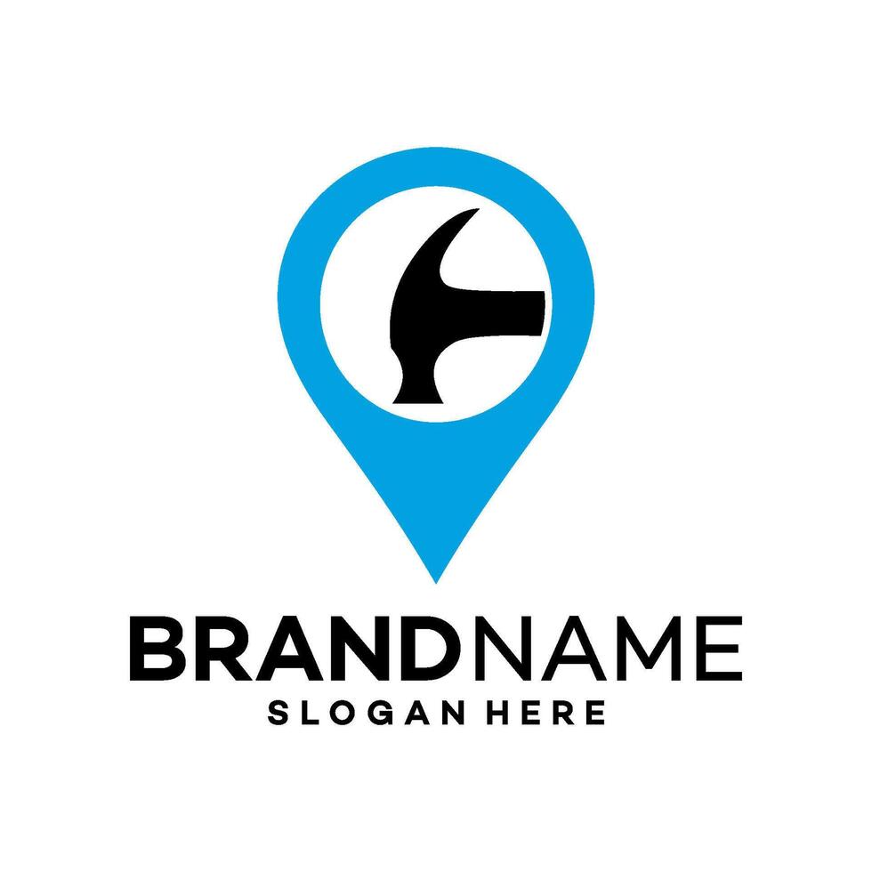 point logo design template illustration vector