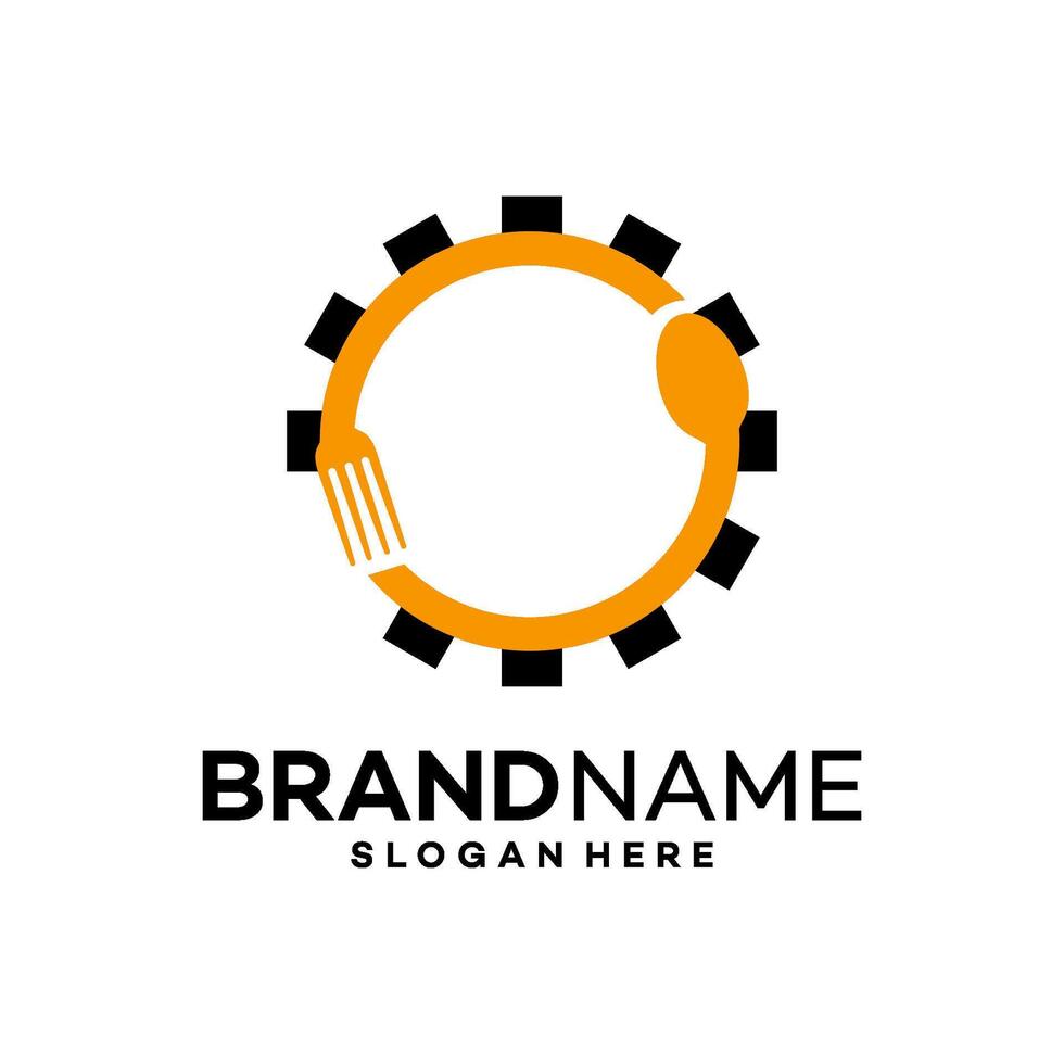 food logo design template illustration vector