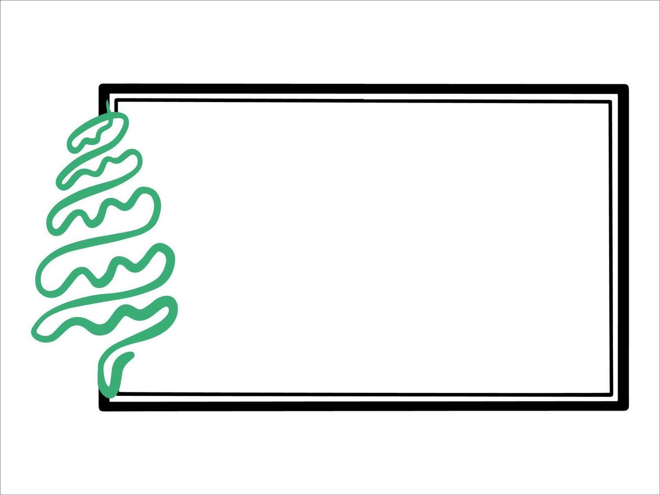 Christmas Frame Tree Background Illustration vector