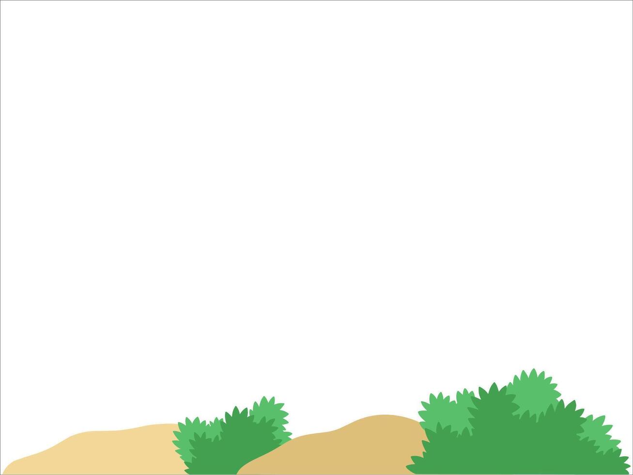 Grass Landscape Land Background Illustration vector