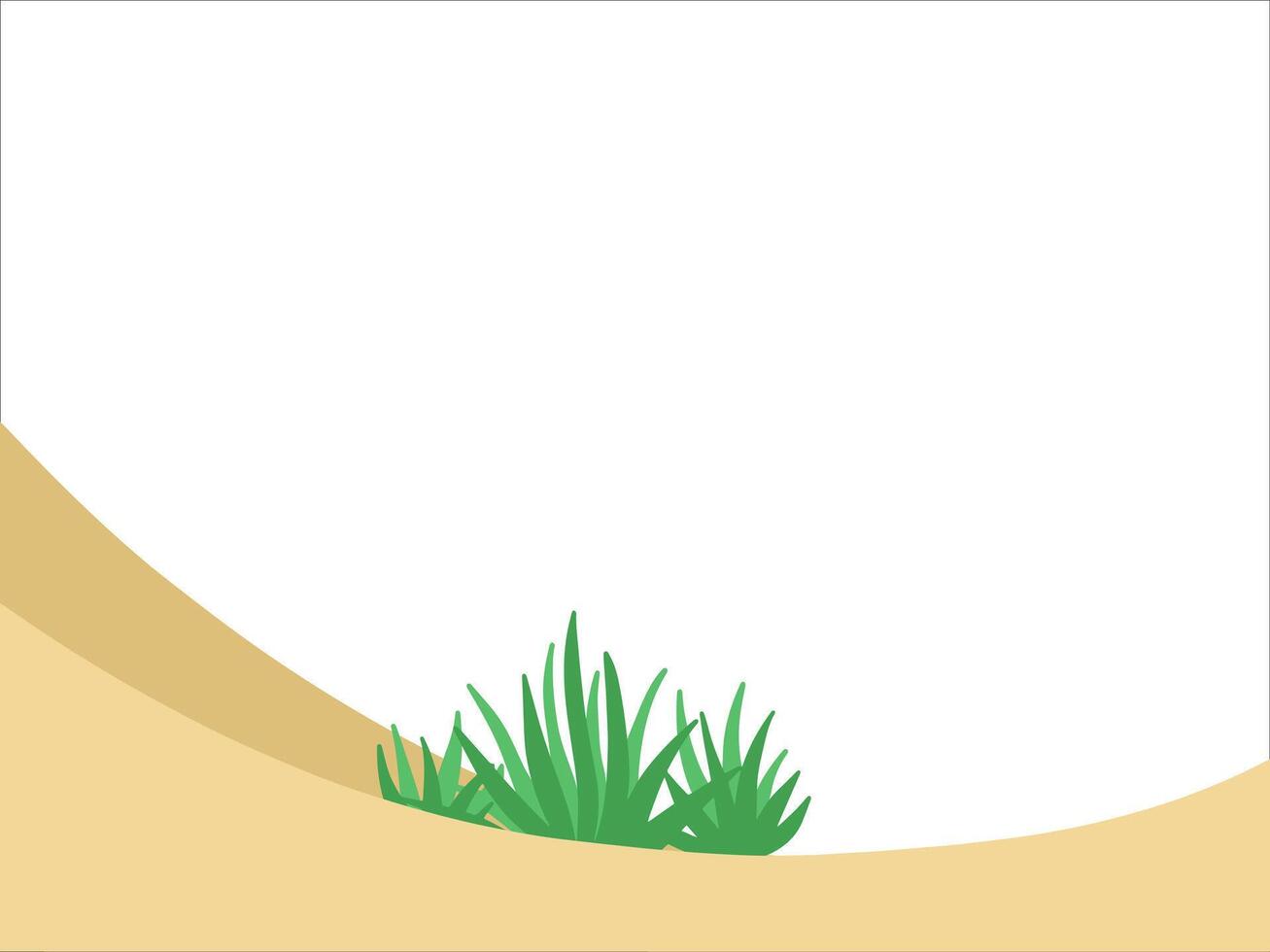 Bushes Grass Land Background Illustration vector