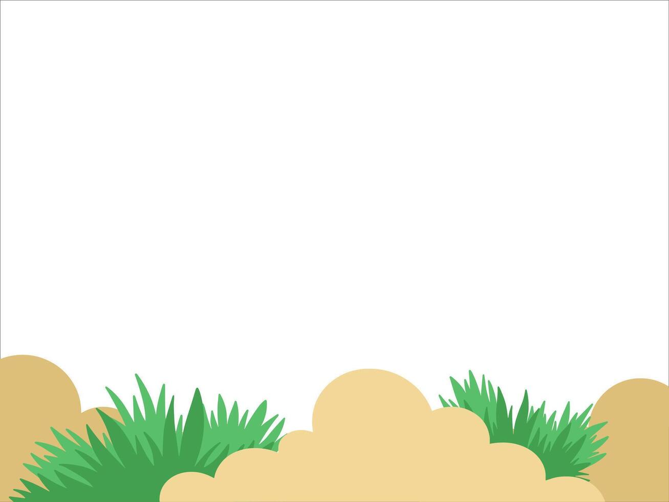 Grass Landscape Land Background Illustration vector