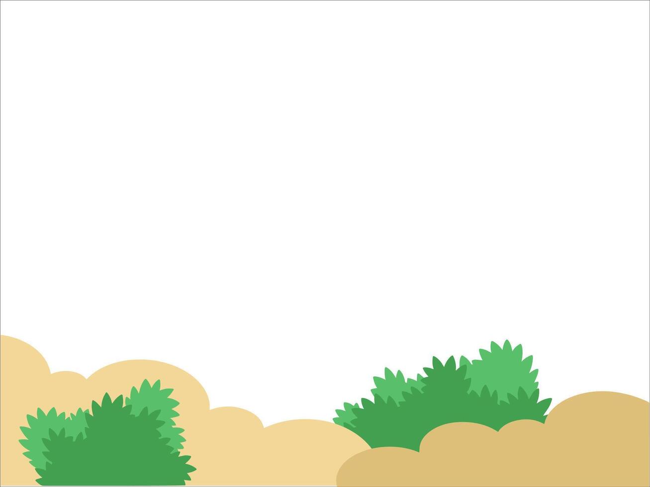 Grass Landscape Land Background Illustration vector