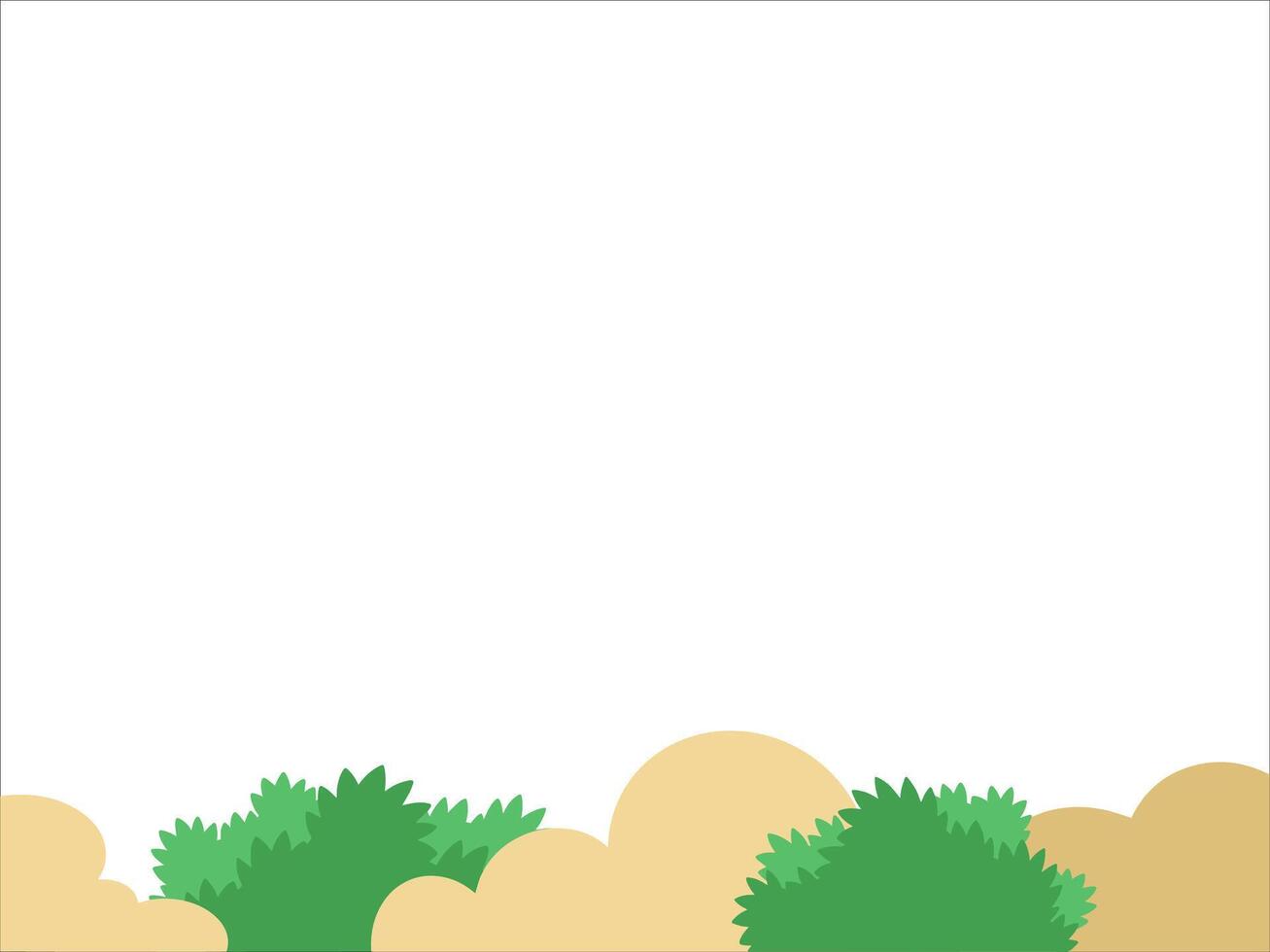 Grass Landscape Land Background Illustration vector