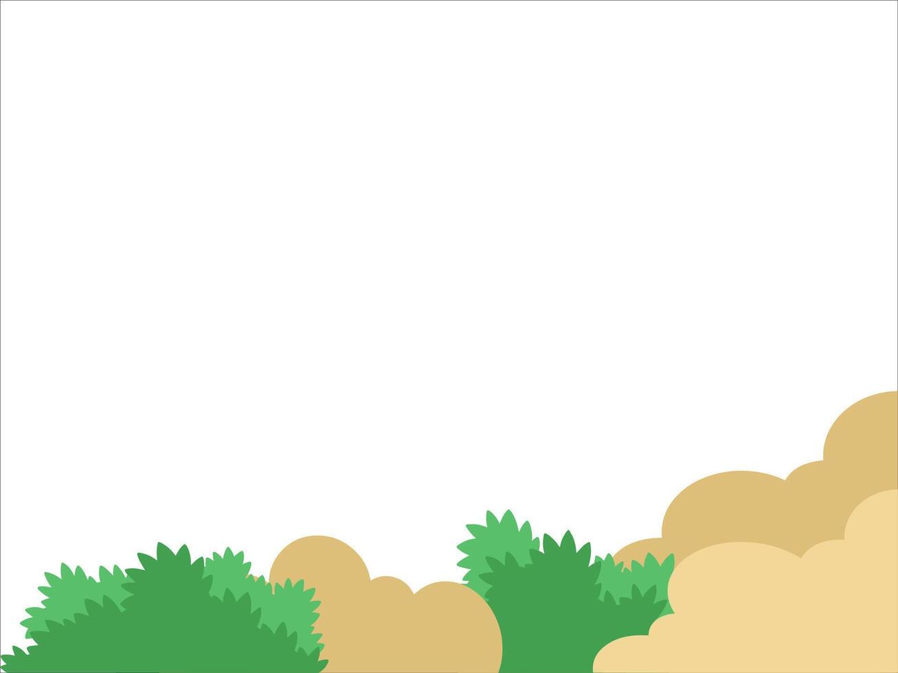 Rainforest Land Background vector