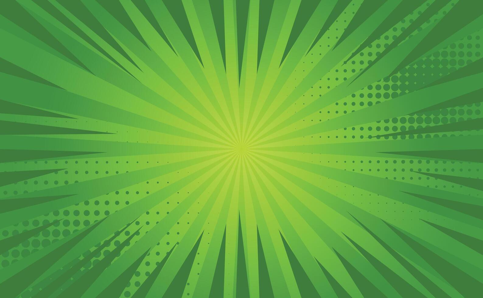 Green Comic Cartoon Background Template vector