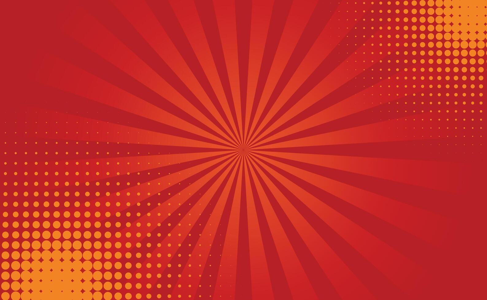 Red Comic Cartoon Background Template vector