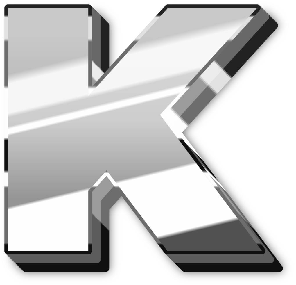 Glowing Silver Alphabet Letters and Numbers png