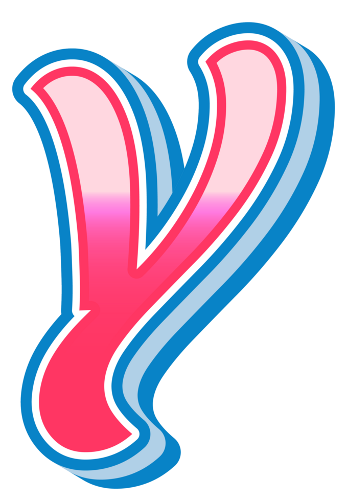 Cartoon Cute Alphabet Letter and Number png