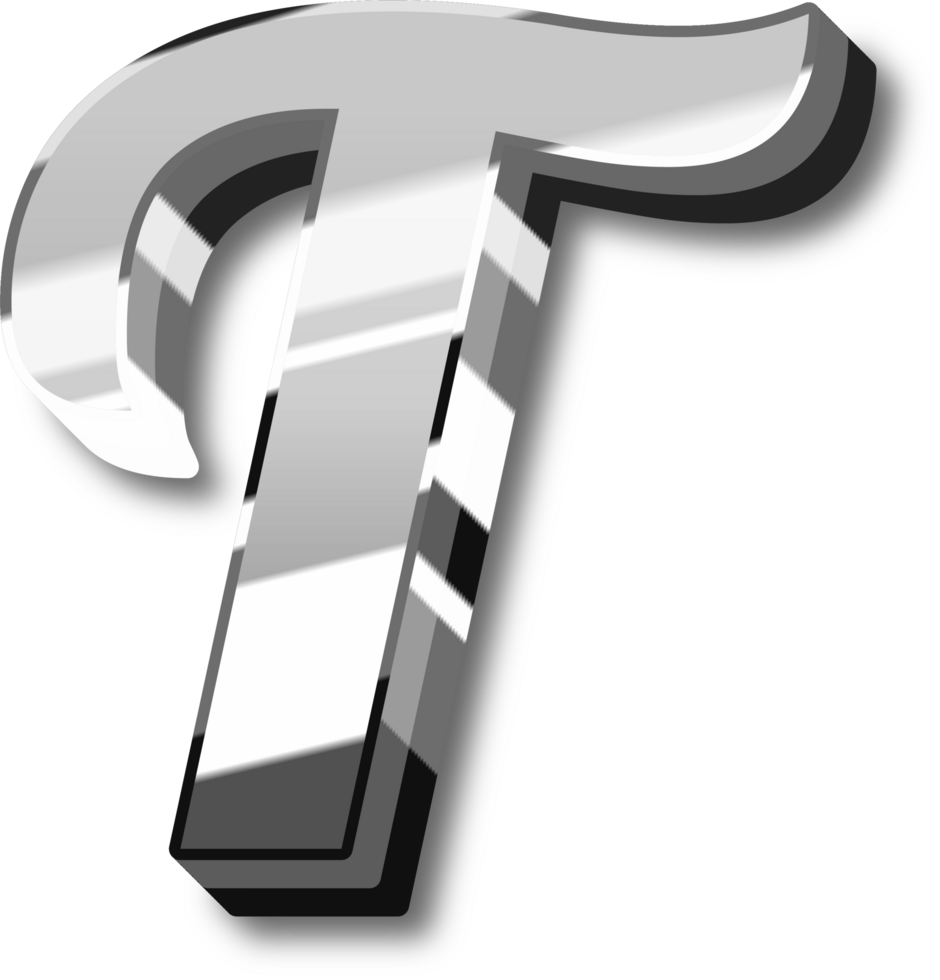 Silver Alphabet Letter and Number png
