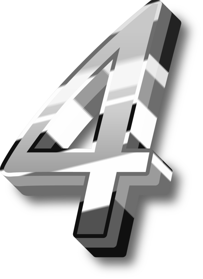 Silver Alphabet Letter and Number png