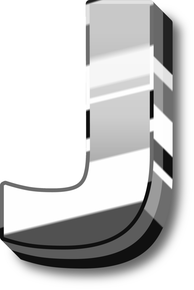 Silver Alphabet Letter and Number png