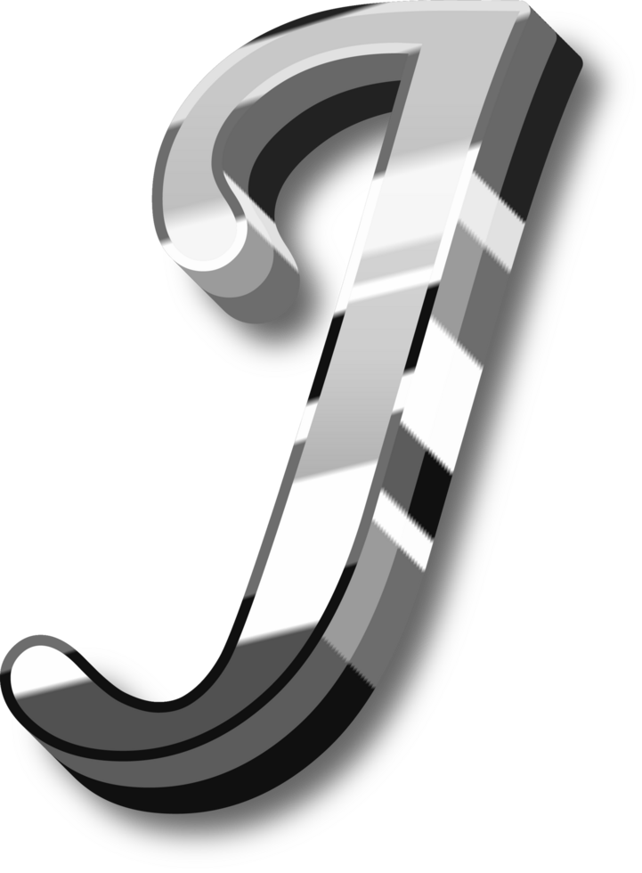 Silver Alphabet Letter and Number png