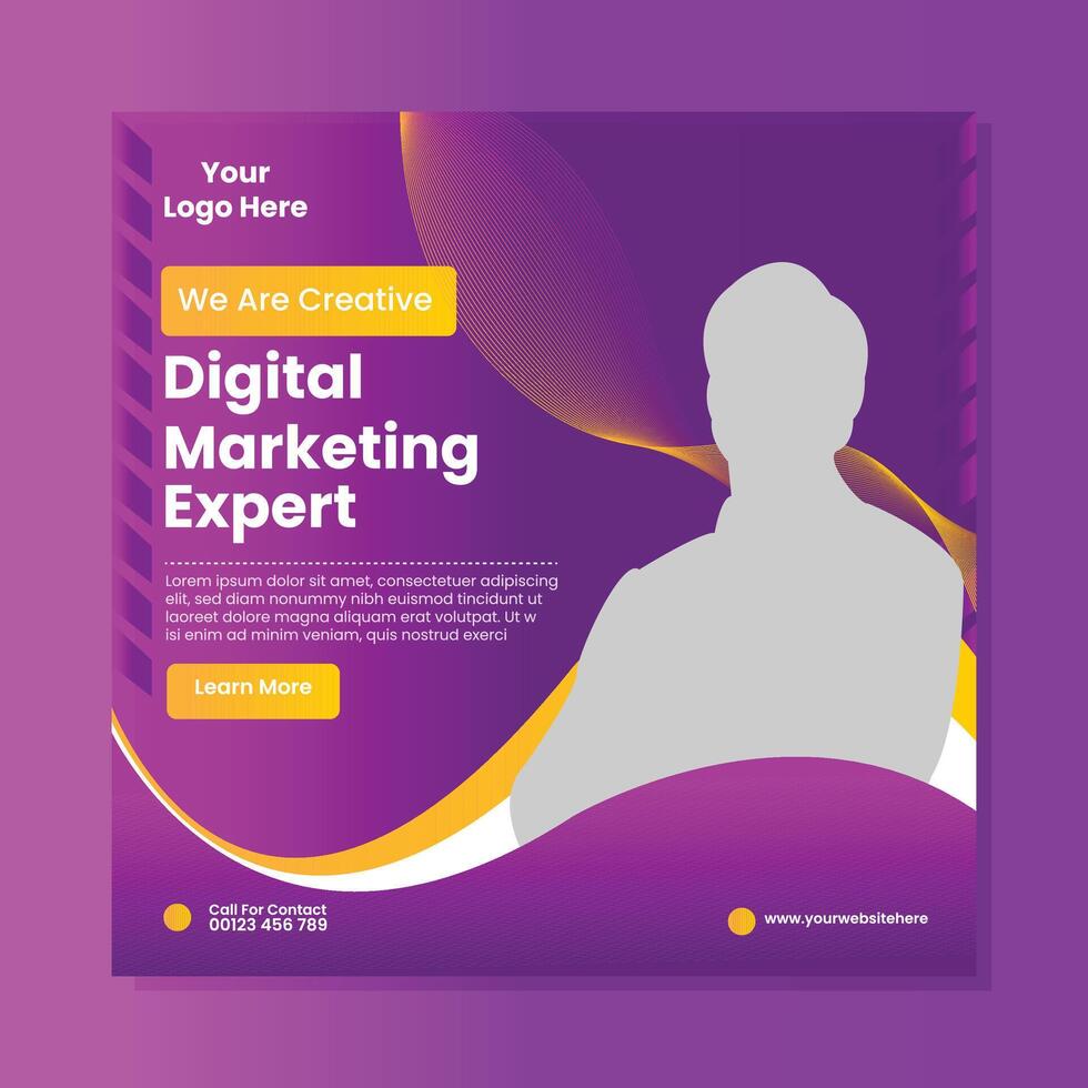 Business Social Media Post Design vector