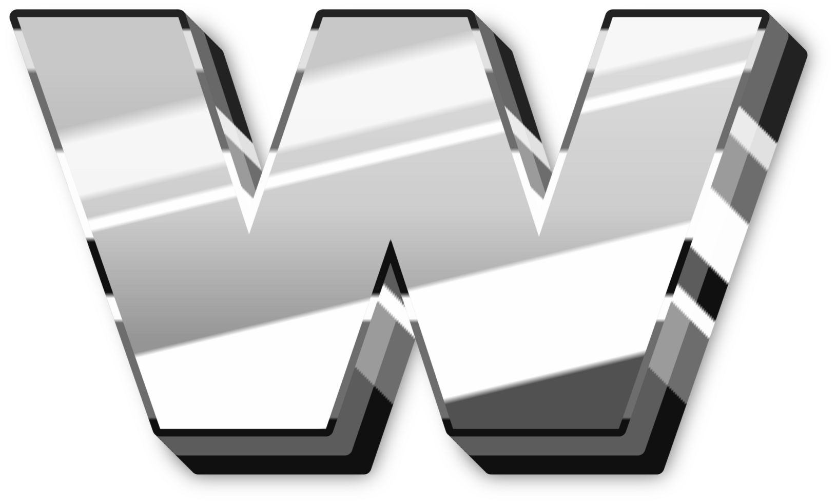 Glowing Silver Alphabet Letters and Numbers png