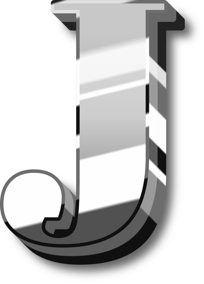 Glowing Silver Alphabet Letters and Numbers png