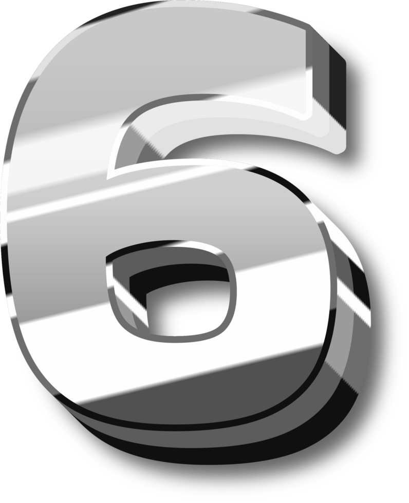 Silver Alphabet Letter and Number png