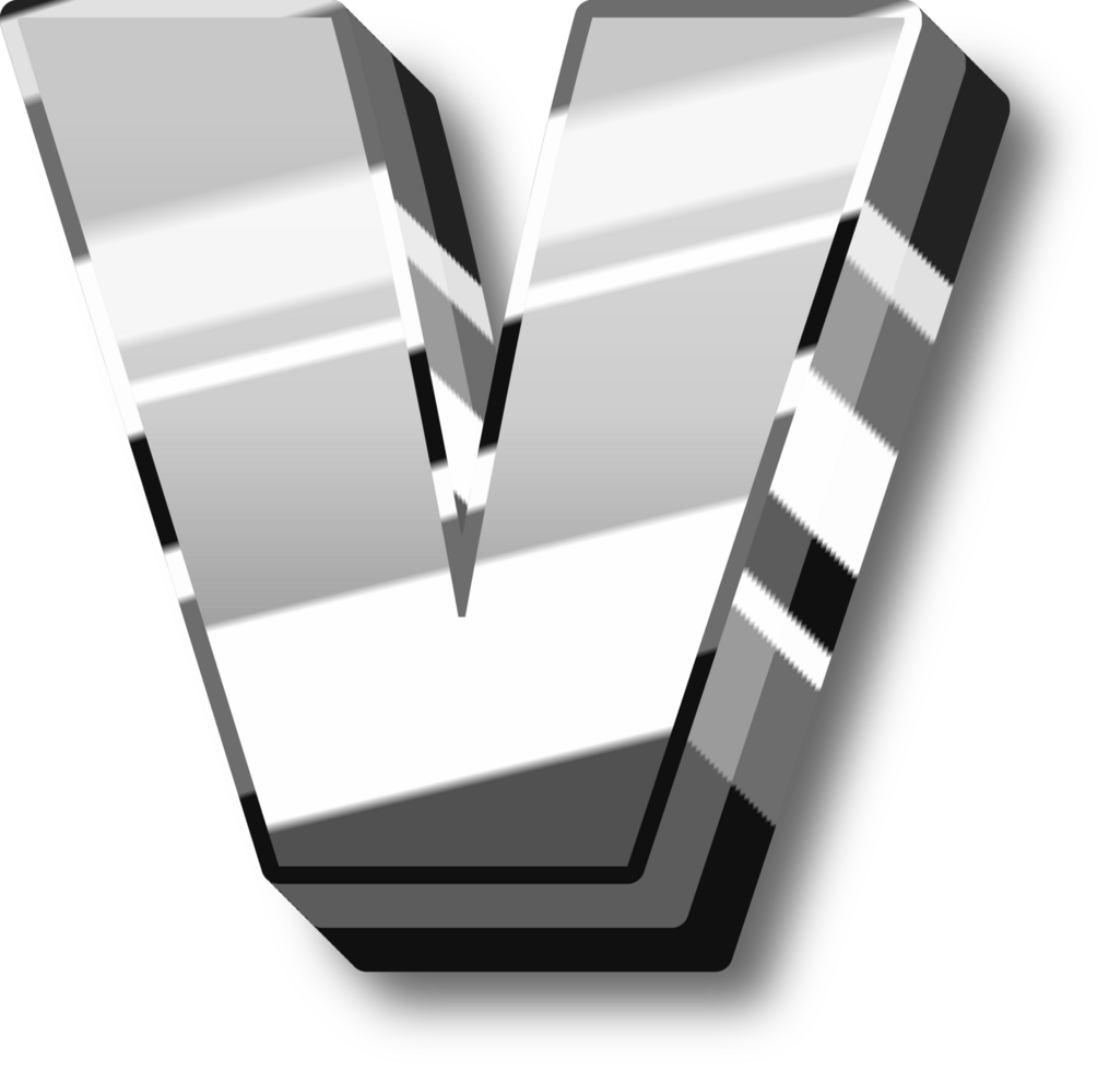 Silver Alphabet Letter and Number png