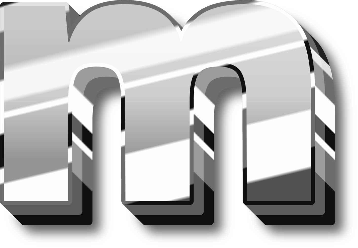 Silver Alphabet Letter and Number png